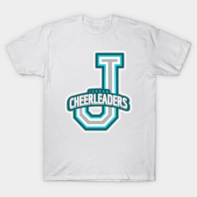 Jordan Cheerleader T-Shirt by Tip Top Tee's